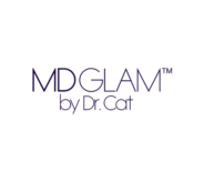 MD Glam logo, a client of Lyon Content writing services.