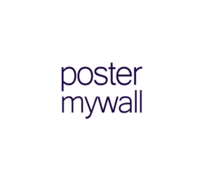 Poster My Wall logo, one of Lyon Content writing agency's former clients.