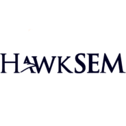Logo for digital marketing agency, HawkSEM