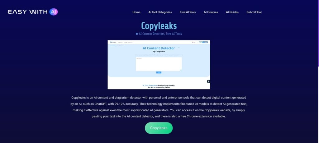 copyleaks homepage