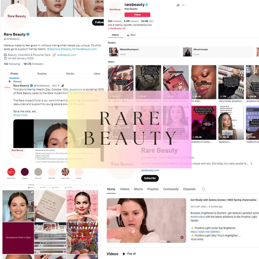 R.E.M. Beauty vs. Rare Beauty Marketing Lyon Content Agency